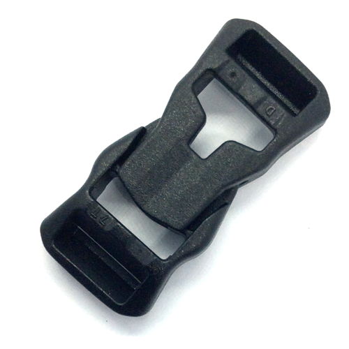 POM-Buckle Plastic Black 25 mm (1)