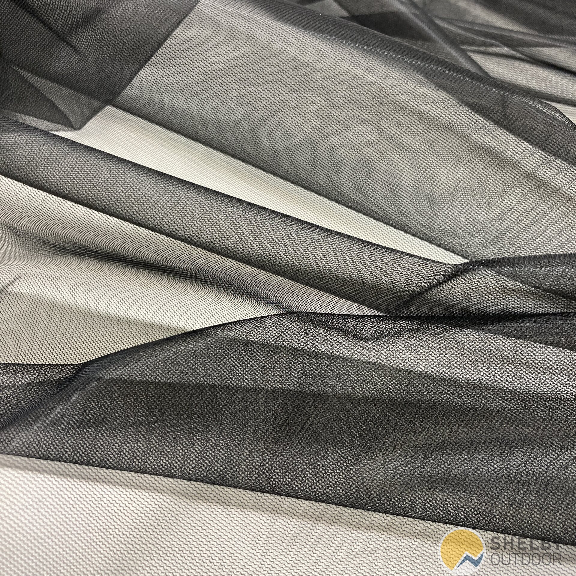 Hyttysverkkokangas 28 g/m², Musta (9333)