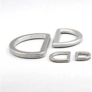 Alumiininen D-rengas 38 mm, Alumiini, 38 mm