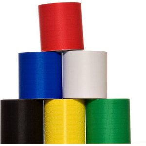 Ripstop Spinnaker Korjausteippi, Musta