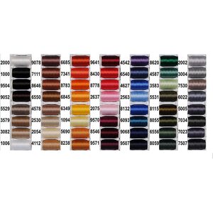 MEZ Coats Nylbond #60, Strong Bonded Nylon Thread In 56 Colors