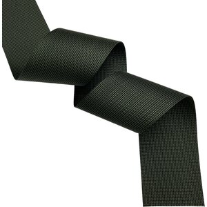 Webbing 85 mm PES Black / Dark Green