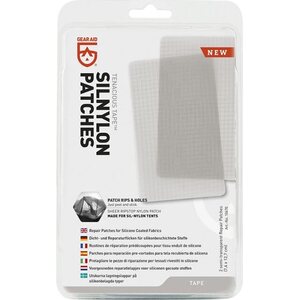 GearAid Tenacious Tape SilNylon Patches korjauspaikka silikonoiduille kankaille 2 kpl