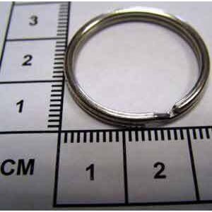 Metallic Keyring 24 mm