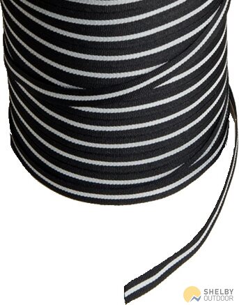 Ohut nauha heijastinraidalla 12 mm