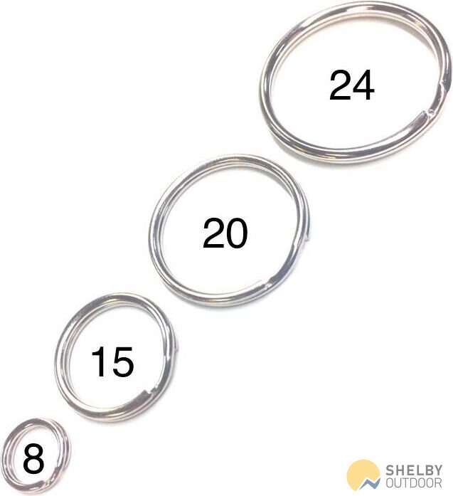 Metallic Keyring 20 mm