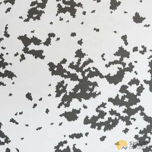 Puuvillapolyesteri M05 Maastokuvio, 235 g/m², DWR-käsitelty, M05 Lumikuvio (7337)