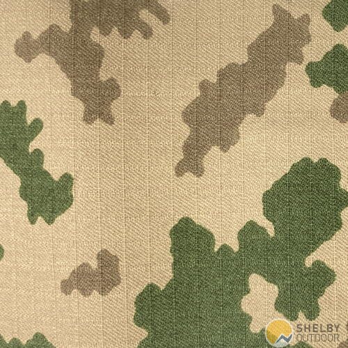 Aramid Viscose Ripstop in M04 Camouflage 200 g/m², DWR treated, M04 Desert Camo (8915), Rescue textile®