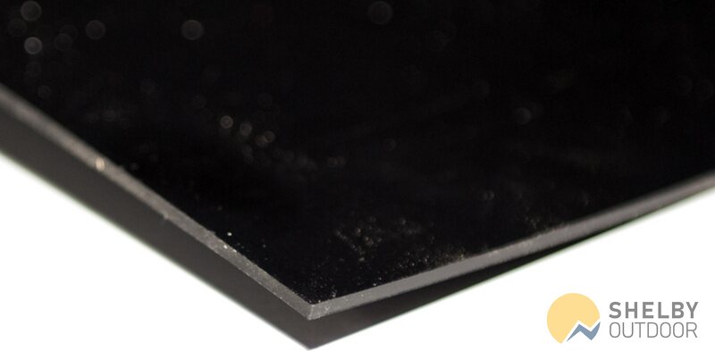 Polyeteenilevy 2 mm x 20 cm x 1 m