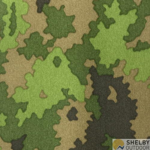 3-Layer (3L) Stretch WPB 195 g/m² with DWR, also M05, M05 Camo (8916), NIR compliant (natural colors also when viewed through night vision devices)